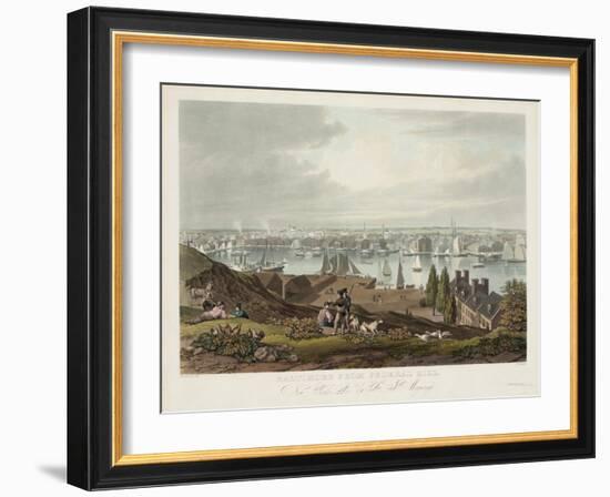 Baltimore from Federal Hill-null-Framed Giclee Print