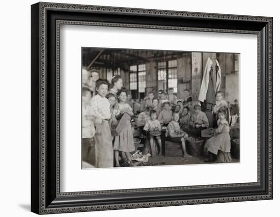 Baltimore, Maryland, July 1909-Lewis Wickes Hine-Framed Photographic Print