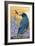 Baltimore, Maryland - Raven-Lantern Press-Framed Art Print