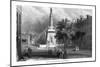 Baltimore, Maryland, Street View of the Battle Monument-Lantern Press-Mounted Art Print