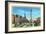 Baltimore, Maryland, View of Mount Vernon Place and Washington Monument-Lantern Press-Framed Art Print