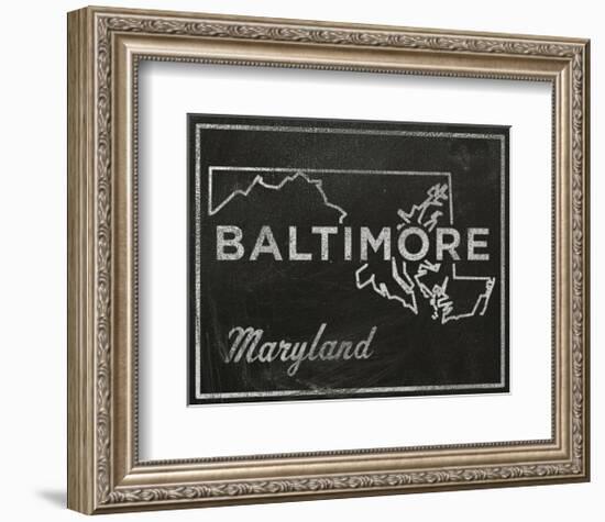 Baltimore, Maryland-John Golden-Framed Art Print