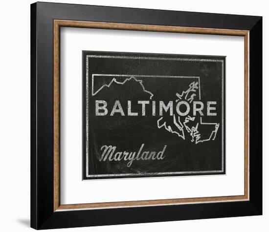 Baltimore, Maryland-John Golden-Framed Art Print