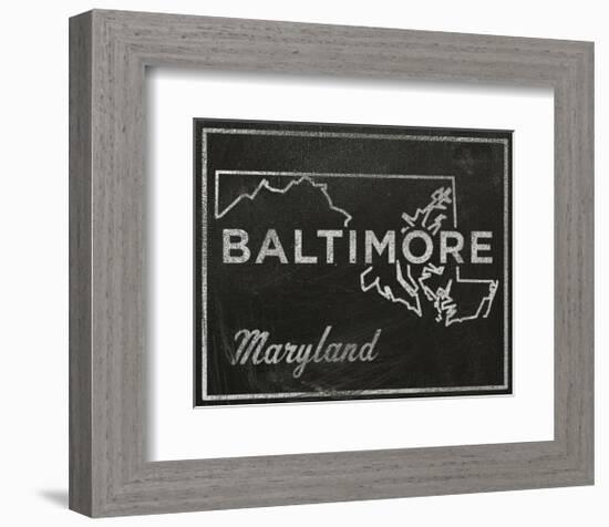 Baltimore, Maryland-John Golden-Framed Art Print