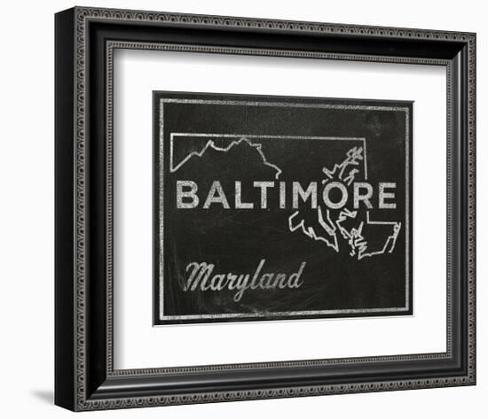 Baltimore, Maryland-John Golden-Framed Art Print