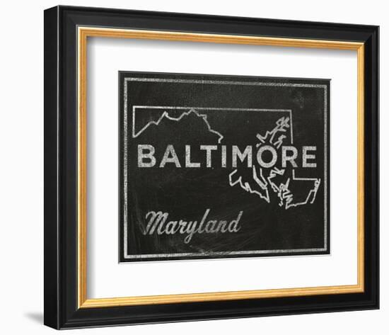 Baltimore, Maryland-John Golden-Framed Art Print
