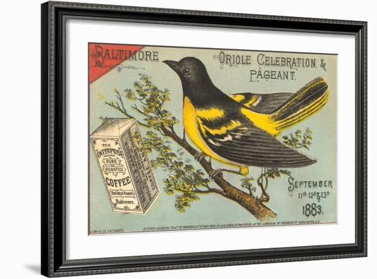 Baltimore Oriole Pageant-null-Framed Art Print