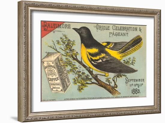 Baltimore Oriole Pageant-null-Framed Art Print