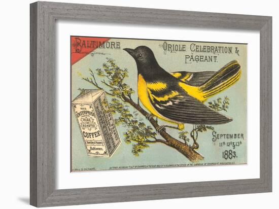 Baltimore Oriole Pageant-null-Framed Art Print