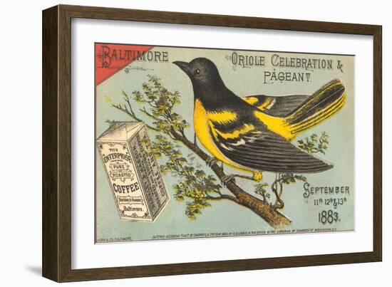 Baltimore Oriole Pageant-null-Framed Art Print