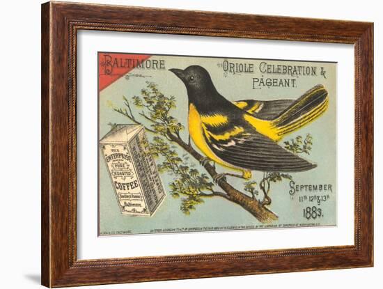 Baltimore Oriole Pageant-null-Framed Art Print