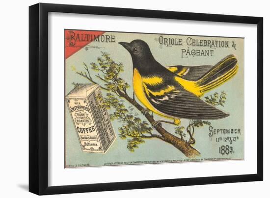 Baltimore Oriole Pageant-null-Framed Art Print