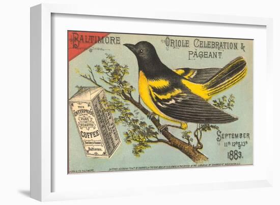 Baltimore Oriole Pageant-null-Framed Art Print