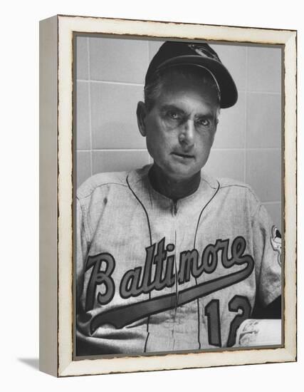 Baltimore Orioles Manager Paul Richards-Hank Walker-Framed Premier Image Canvas