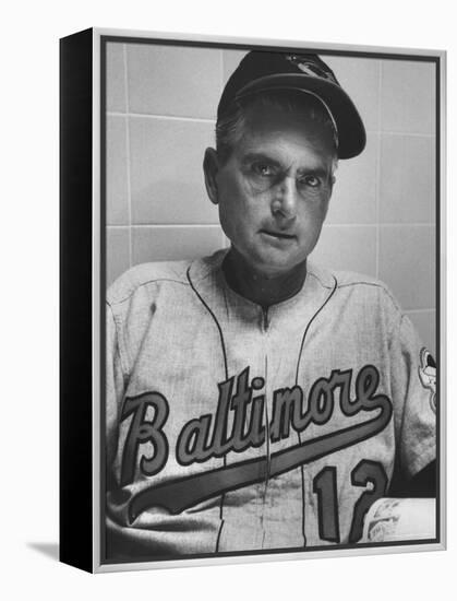 Baltimore Orioles Manager Paul Richards-Hank Walker-Framed Premier Image Canvas