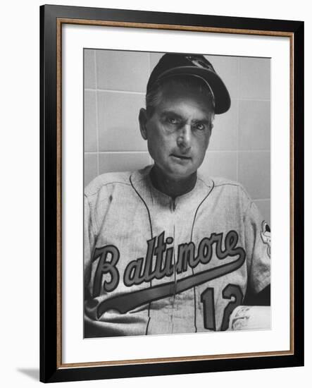 Baltimore Orioles Manager Paul Richards-Hank Walker-Framed Premium Photographic Print