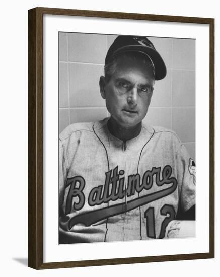 Baltimore Orioles Manager Paul Richards-Hank Walker-Framed Premium Photographic Print