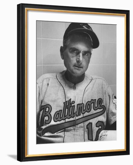 Baltimore Orioles Manager Paul Richards-Hank Walker-Framed Premium Photographic Print