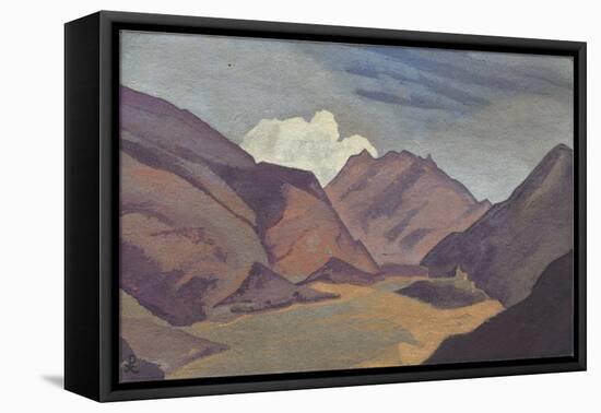Baltistan, Border with Ladakh, 1936 (Tempera on Cardboard)-Nicholas Roerich-Framed Premier Image Canvas