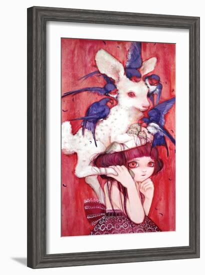 Bambi's Egg Child-Camilla D'Errico-Framed Art Print