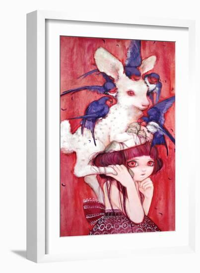 Bambi's Egg Child-Camilla D'Errico-Framed Art Print