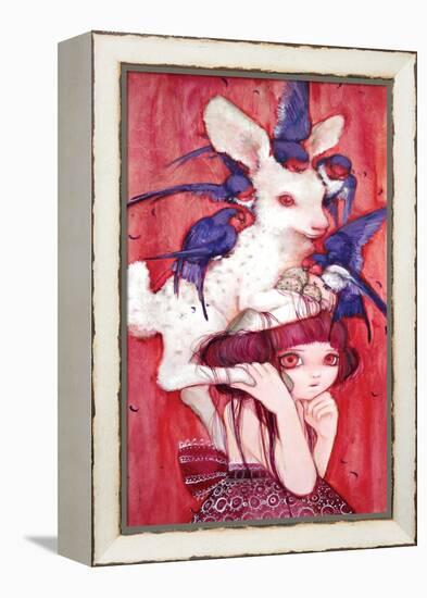 Bambi's Egg Child-Camilla D'Errico-Framed Stretched Canvas
