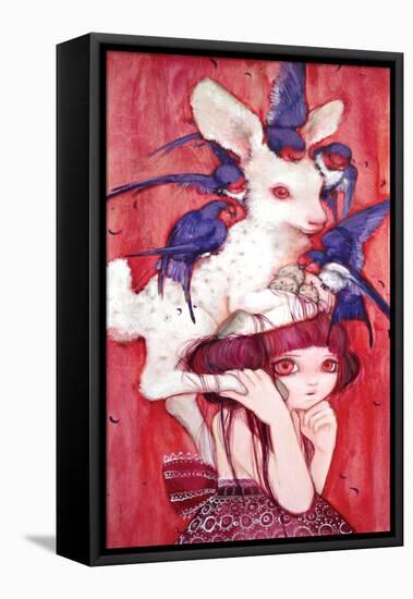 Bambi's Egg Child-Camilla D'Errico-Framed Stretched Canvas