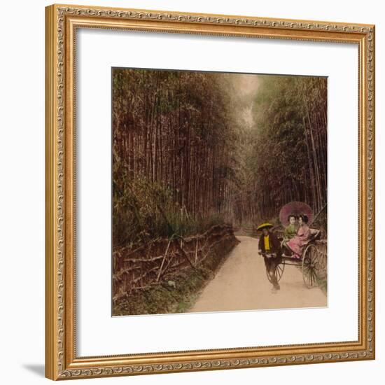 'Bamboo Avenue, Kyoto, Japan', 1896-Unknown-Framed Photographic Print