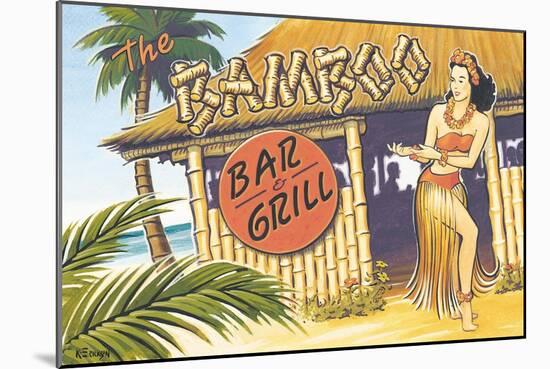 Bamboo Bar and Grill, Hawaii-Kerne Erickson-Mounted Art Print