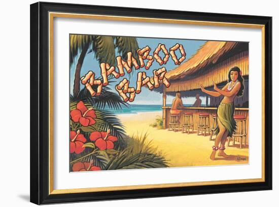 Bamboo Bar, Hawaii-Kerne Erickson-Framed Art Print