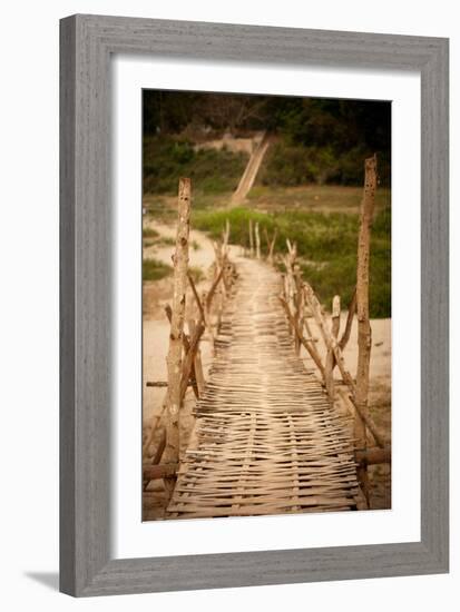 Bamboo Bridge-Erin Berzel-Framed Photographic Print