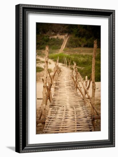 Bamboo Bridge-Erin Berzel-Framed Photographic Print