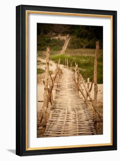 Bamboo Bridge-Erin Berzel-Framed Photographic Print