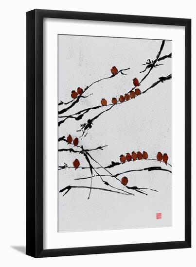 Bamboo Chorus-Jenny Tsang-Framed Art Print