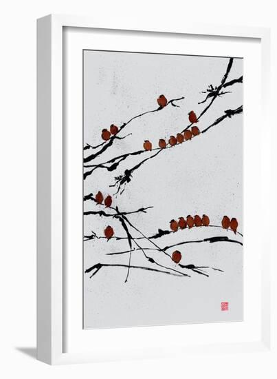 Bamboo Chorus-Jenny Tsang-Framed Art Print