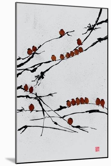 Bamboo Chorus-Jenny Tsang-Mounted Art Print