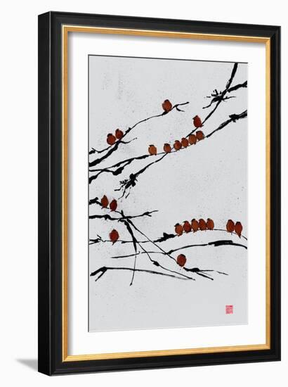 Bamboo Chorus-Jenny Tsang-Framed Art Print