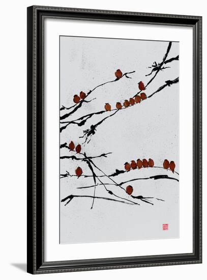 Bamboo Chorus-Jenny Tsang-Framed Art Print