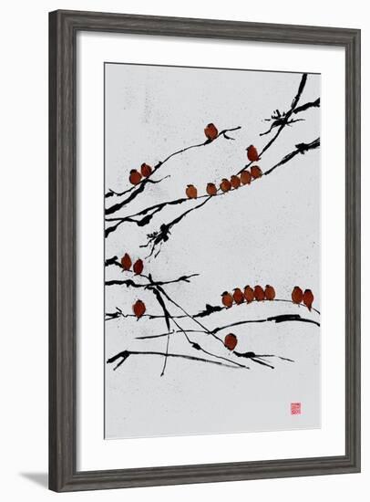 Bamboo Chorus-Jenny Tsang-Framed Art Print