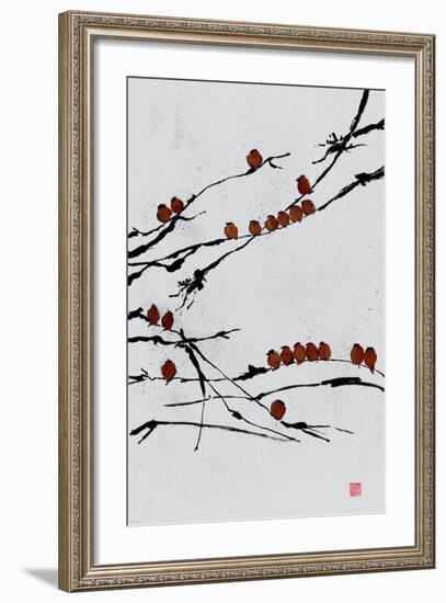 Bamboo Chorus-Jenny Tsang-Framed Art Print