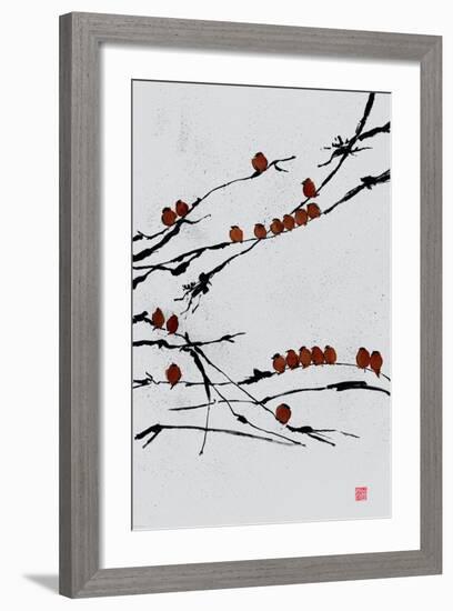 Bamboo Chorus-Jenny Tsang-Framed Art Print