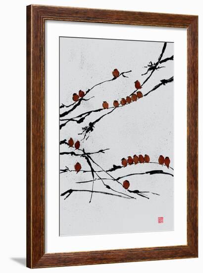 Bamboo Chorus-Jenny Tsang-Framed Art Print