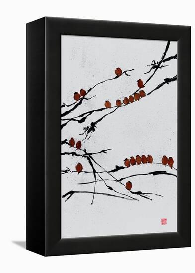 Bamboo Chorus-Jenny Tsang-Framed Stretched Canvas
