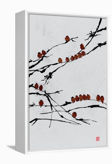 Bamboo Chorus-Jenny Tsang-Framed Stretched Canvas