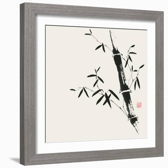 Bamboo Collection II-Nan Rae-Framed Art Print