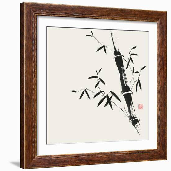 Bamboo Collection II-Nan Rae-Framed Art Print