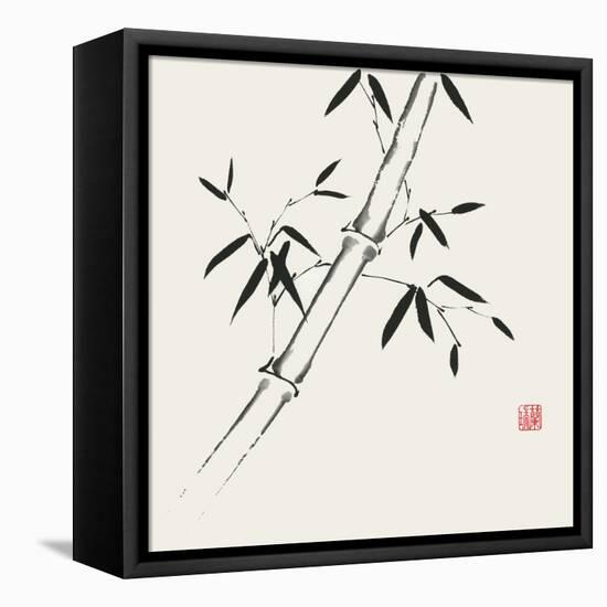 Bamboo Collection III-Nan Rae-Framed Stretched Canvas