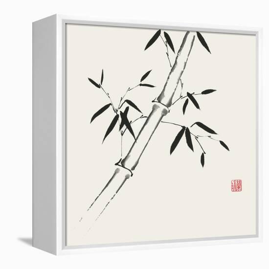 Bamboo Collection III-Nan Rae-Framed Stretched Canvas