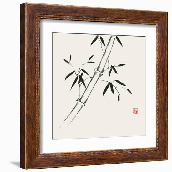 Bamboo Collection III-Nan Rae-Framed Art Print