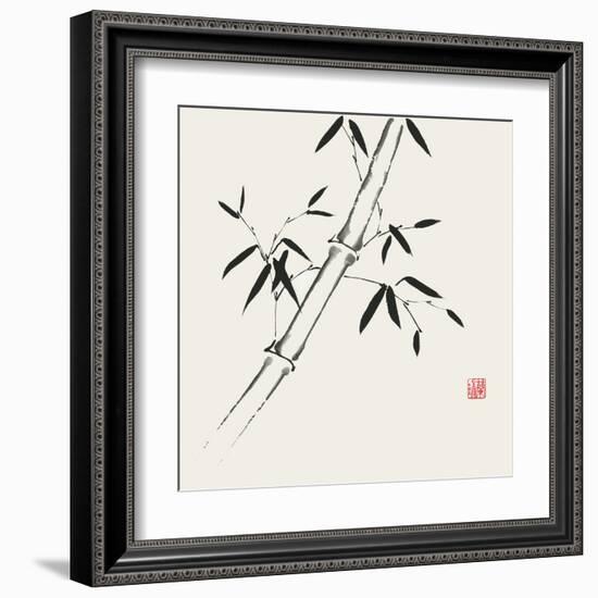 Bamboo Collection III-Nan Rae-Framed Art Print